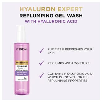 Loreal Paris Hyaluron Expert Replumping Cleansing Gel 150ml