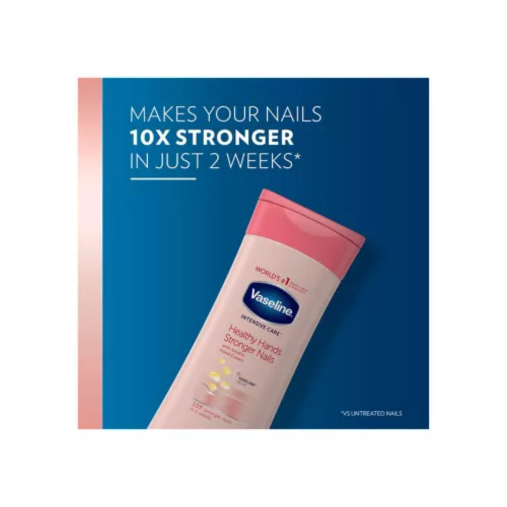 Vaseline Intensive Care Hand Cream Healthy Hands Stronger Nails 200ml