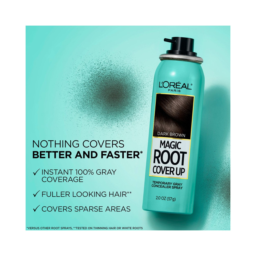 Temporary Root Cover Up Spray for Gray Root Coverage