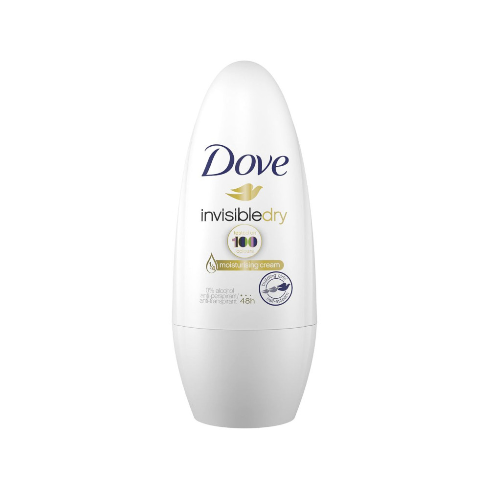 Dove Invisible Dry Roll On Deodorant Antiperspirant Pack of 3 x 50 ml