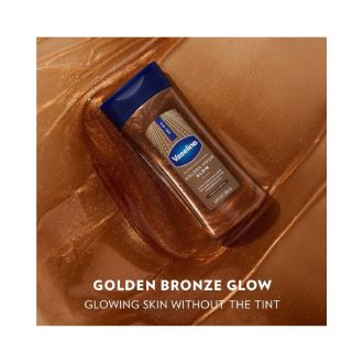 Vaseline Glazed and Glisten Golden Hour Body Gel Oil Glow Vanilla Cocoa Shimmeri