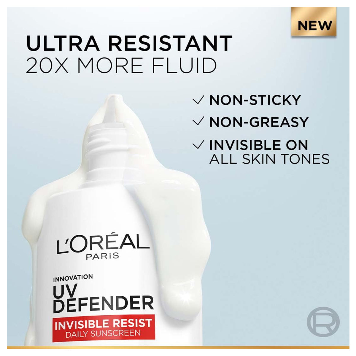 L'oreal Paris Uv Defender Invisible Resist Daily 50+ Spf Sunscreen 50ml