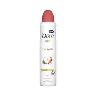 3 x Dove Go Fresh Apple & White Tea Antiperspirant Deodorant Spray, 150 ml