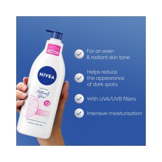 NIVEA Body Lotion Even Tone, Natural Glow Complex & Vitamin C, All Skin Types, 400ml