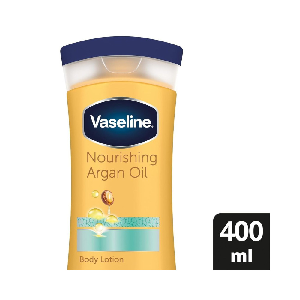 Vaseline Nourishing Argan Oil + Vaseline Body Lotion 13.5oz (400ml)
