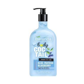 Bielenda Body Coctail Regenerating Body Balm Blue Matcha Blueberry 96% Natural Ingredients 400ml