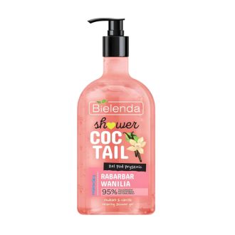 Bielenda Body Coctail Relaxing Shower Gel Rhubarb Vanilla 95% Natural Ingredients 400ml (2)