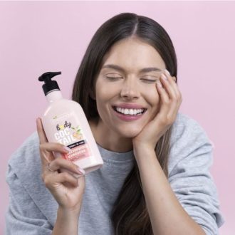 Bielenda Body Coctail Smoothing Body Lotion Peach + Kombucha 95% Natural Ingredients 400ml (1)