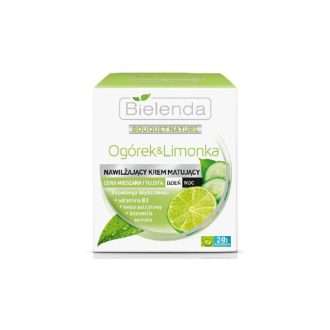 Bielenda Cucumber & Lime Mattifying Combination Oily Skin Cream Day Night 50ml (1)