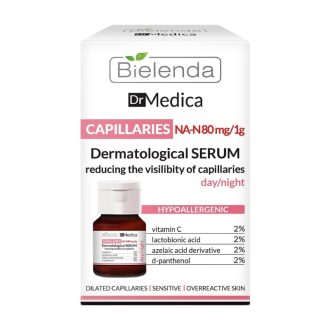 Bielenda Dr Medica Capillaries Dermatological Face Serum Reducing Skin Redness Day Night 30ml (1)
