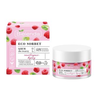 Bielenda Eco Sorbet Raspberry Moisturising Soothing Face Cream 50ml