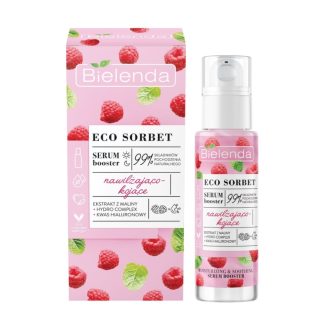 Bielenda Eco Sorbet Raspberry Moisturising and Soothing Serum Booster 30ml