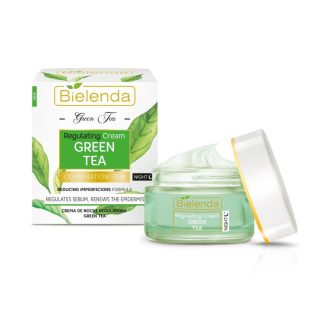 Bielenda Green Tea Regulating Face Cream for Combination Skin Night 50ml