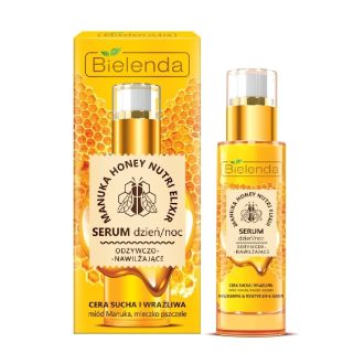 Bielenda Manuka Honey Nutri Elixir Nourishing and Moisturising Face Serum Dry and Sensitive skin 30g