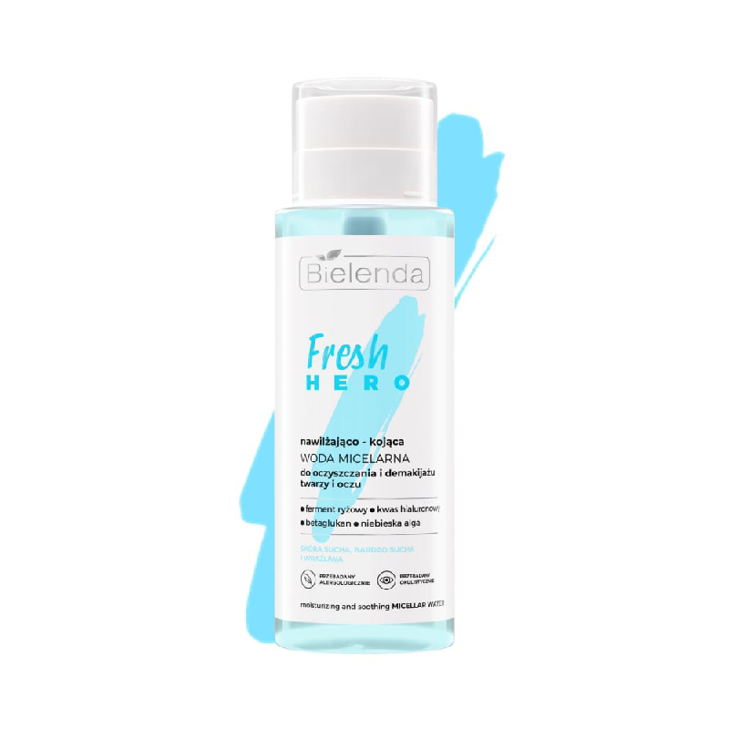 Bielenda Moisturizing Soothing Micellar Water for Cleansing and Removing Makeup from the Face and Eyes 400ml