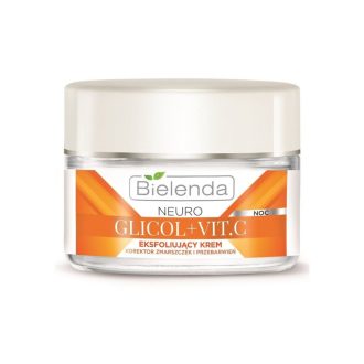 Bielenda Neuro Glicol and Vit C Exfoliating Night Cream Wrinkles and Discoloration Corrector 50ml (1)