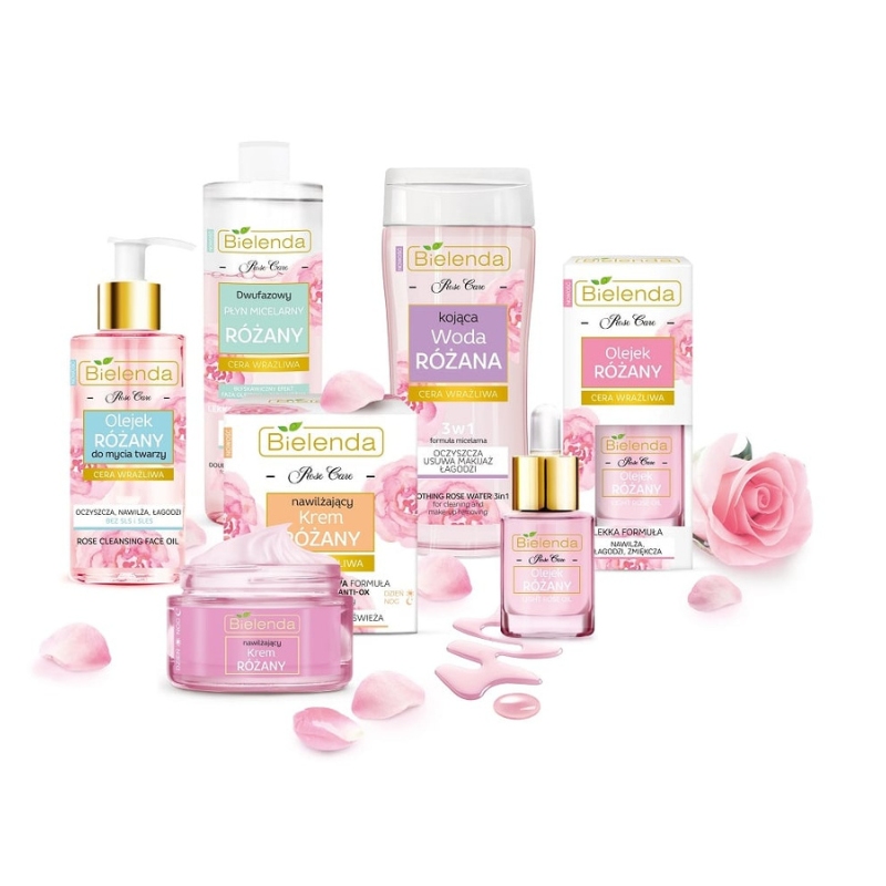 Bielenda Rose Care Soothing 3in1 Micellar Water for Dry Sensitive Skin 500ml