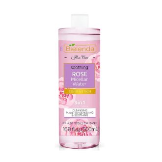Bielenda Rose Care Soothing 3in1 Micellar Water for Dry Sensitive Skin 500ml