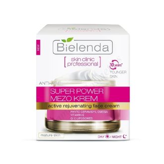 Bielenda Skin Clinic Professional Super Power Mezo Anti Age Actively Rejuvenating Day Night Cream 50ml