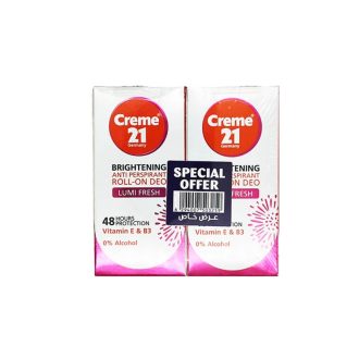 Creme 21 Lime Fresh Deodorant Roll On 50ml Pack of