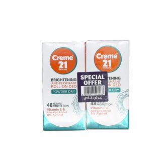Creme 21 Powder Dry Deodorant Roll On 50ml Pack of