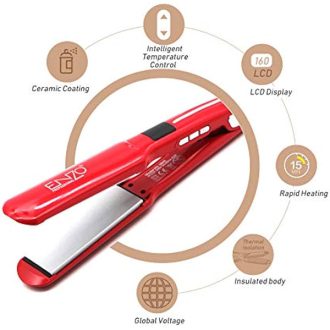 ENZO Professional High Quality Custom Hair Iron LED Fast Heating Flat Irons Wholesale Custom Women Hair Straightener