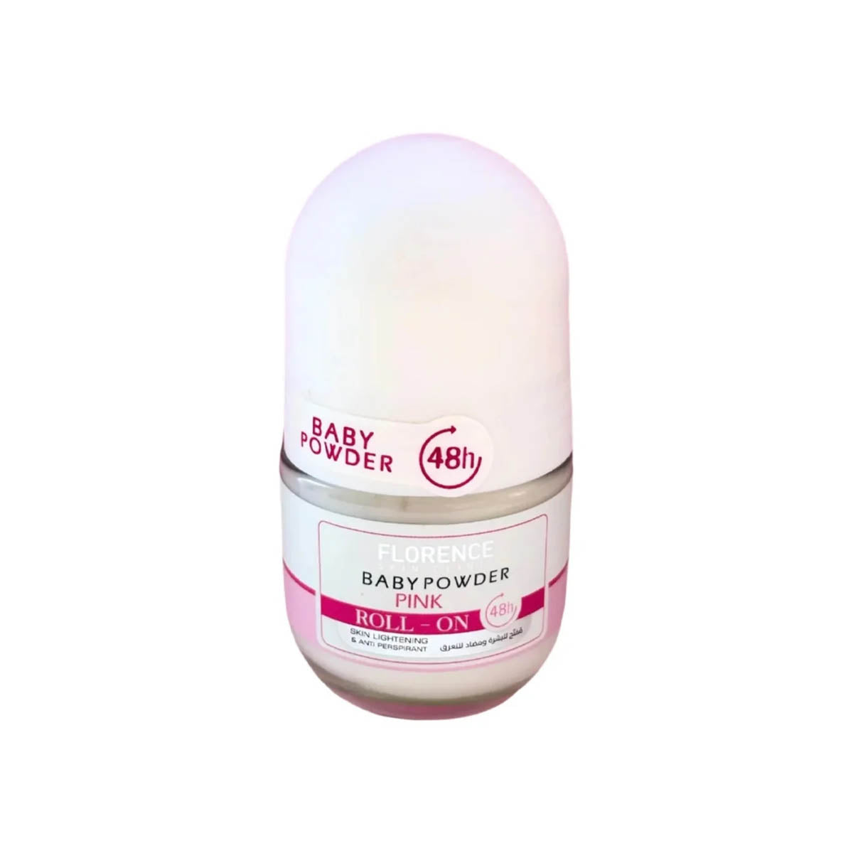 Florence Baby Powder Anti Perspirant Pink Roll On 50ml