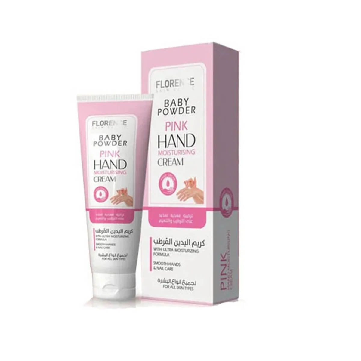 Florence Baby Powder Pink Hand Moisturising Cream 100ml