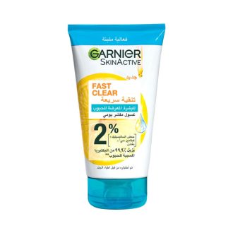 Garnier Skinactive Fast Clear Daily Exfoliating Scrub For Acne Prone Skin 150ml