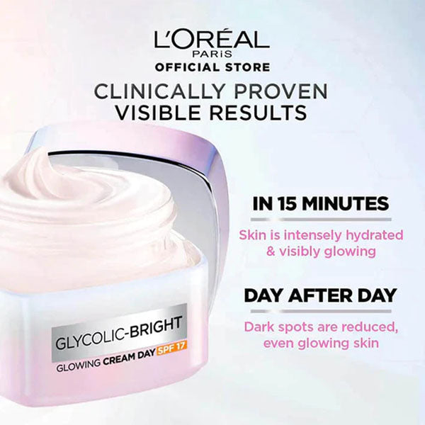 Loreal Paris Glycolic bright Day Cream 50ml