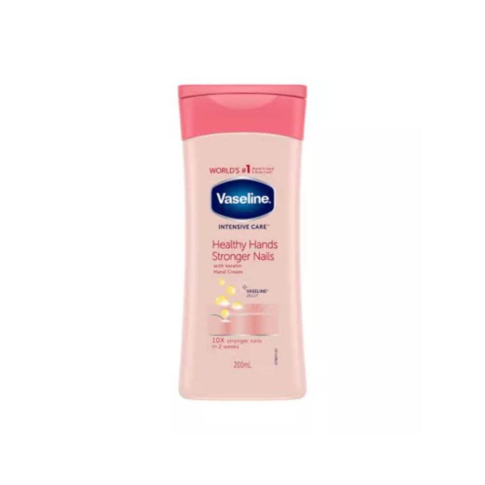 Vaseline Intensive Care Hand Cream Healthy Hands Stronger Nails 200ml