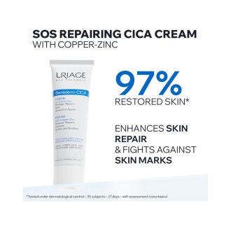 Uriage Bariéderm Cica Cream with Copper Zinc