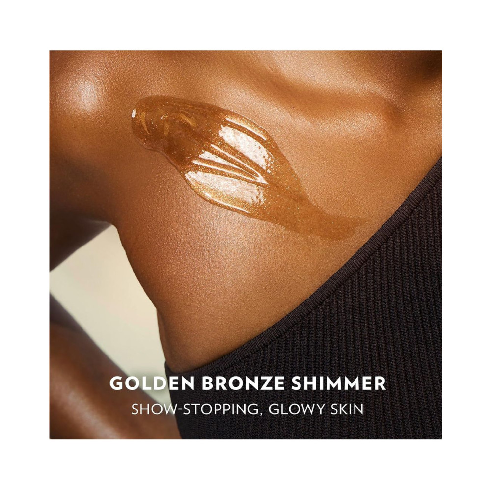 Vaseline Glazed and Glisten Golden Hour Body Gel Oil Glow Vanilla Cocoa Shimmeri