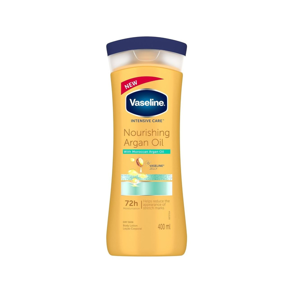 Vaseline Nourishing Argan Oil + Vaseline Body Lotion 13.5oz (400ml)