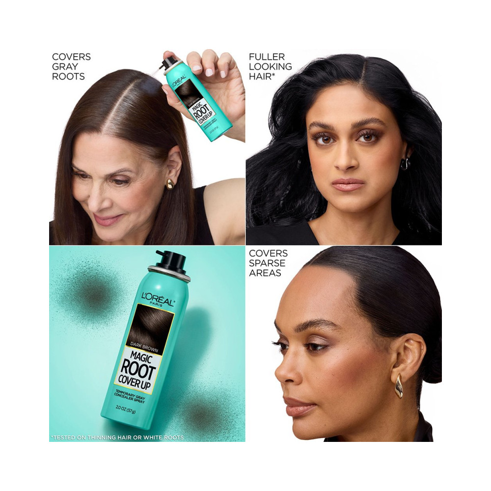 Temporary Root Cover Up Spray for Gray Root Coverage