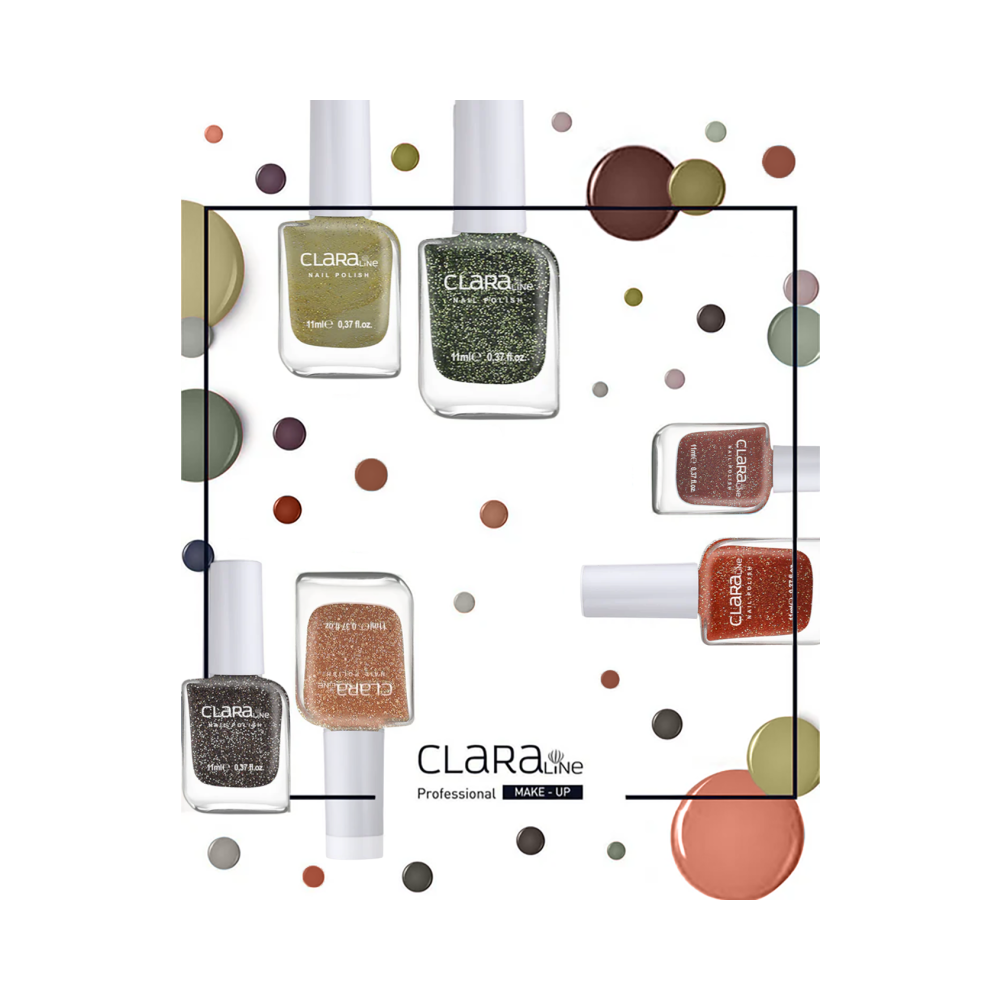 Clara Line Nail Polish Glitter